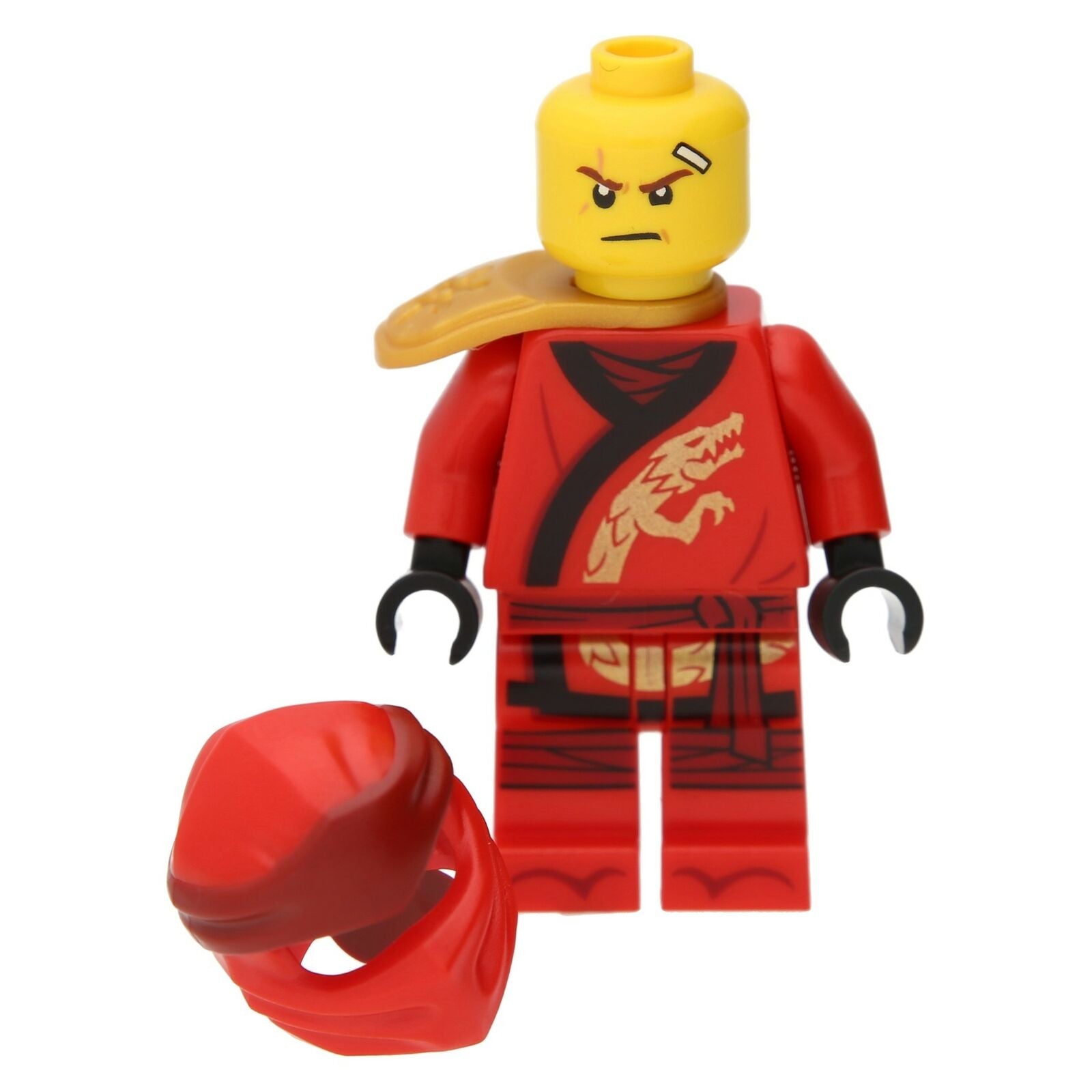 Lego Ninjago Minifigur - Kai with a golden shoulder pad (Legacy)