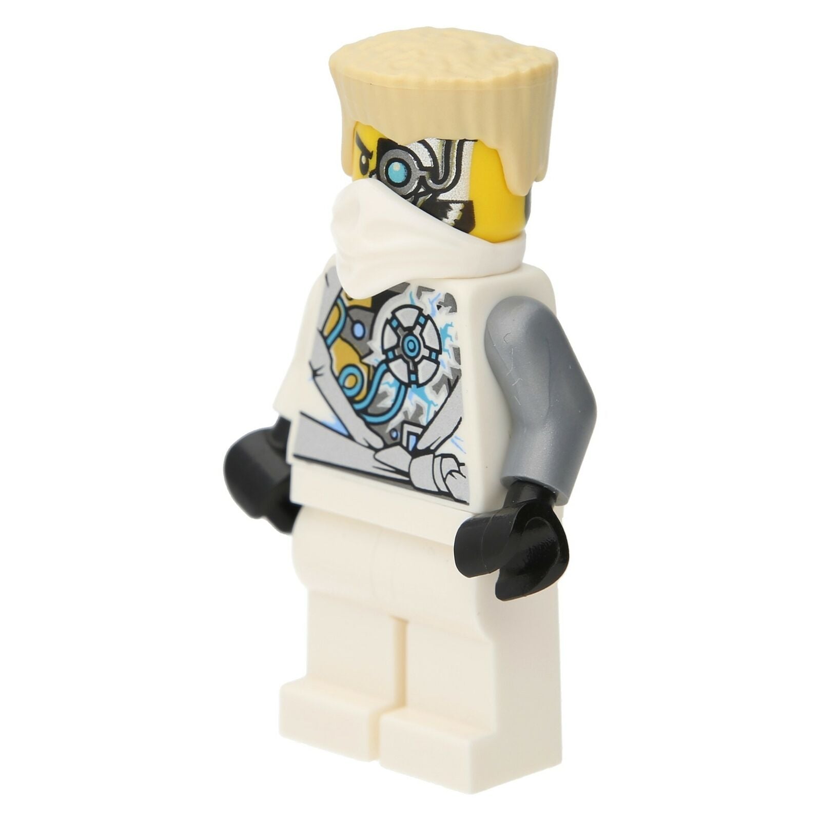 LEGO Ninjago Minifigur - Zane (Kampf gezeichnet) Rebooted